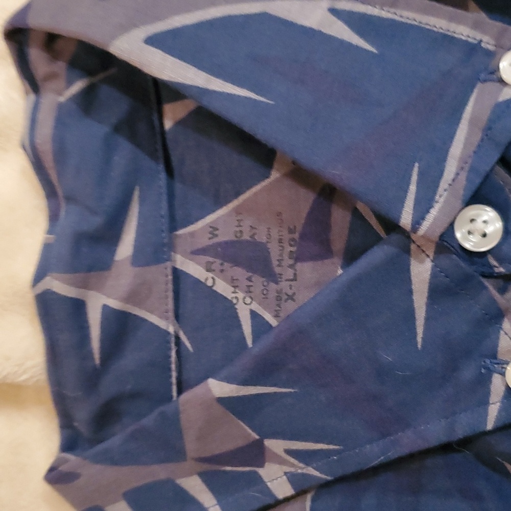 Cotton pull over Cotton button down shirt